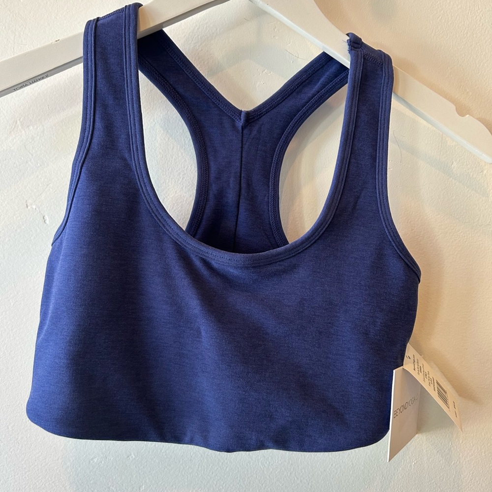 Beyond Yoga- Women's Blue Sports Bra
